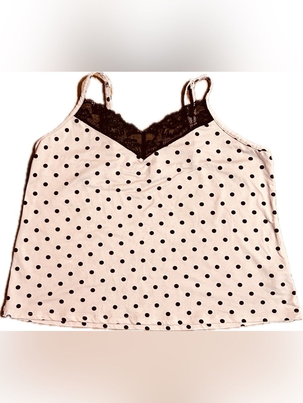 Pink & Black Joyspun Chemise - Medium